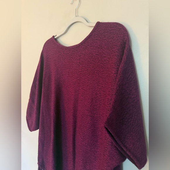 NY Collection Fringe Sweater - Picture 2 of 6